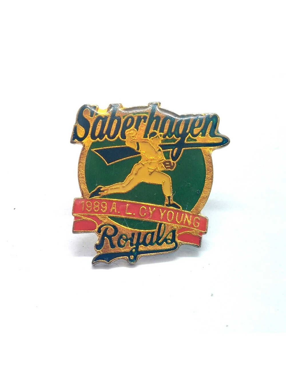 Bret Saberhagen Kansas City Royals Pin 1989 AL Cy Young Award Winner MLB